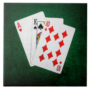 Carreau En Céramique Blackjack 21 point - As, King, Ten