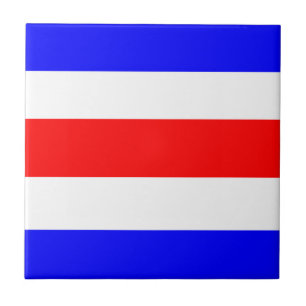 Carreau En Céramique Bleu blanc rouge de Charlie