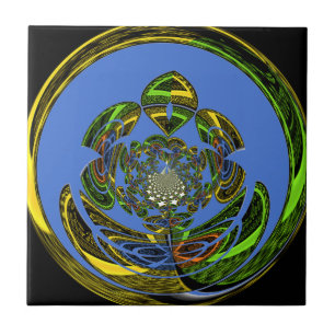 Carreau En Céramique Bleu traditionnel