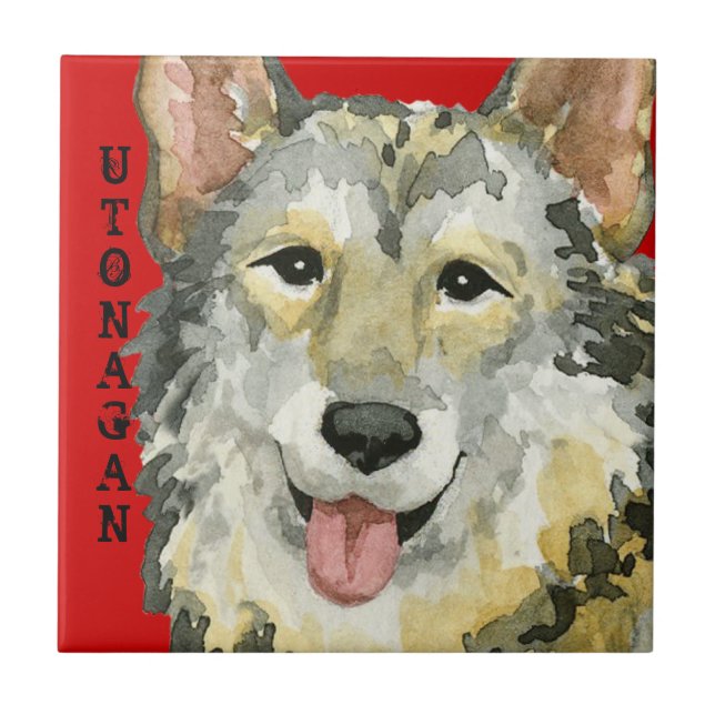 Carreau En Céramique Bloc de couleur Utonagan (Devant)