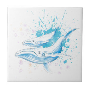 Carreau En Céramique Blue Whales