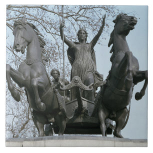 Carreau En Céramique Boadicea, 1850s (bronze) (voyez également 33580)