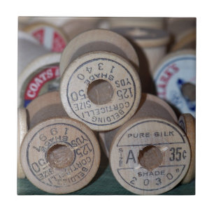 Carreau En Céramique Bobines en bois