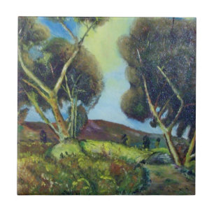 CARREAU EN CÉRAMIQUE BOIS DE PINÈDE EN TOSCANE