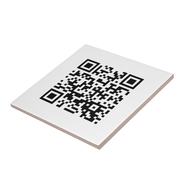 Carreau En Céramique Bonne année ! — Code QR (Côté)