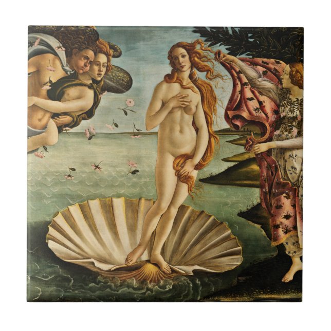 Carreau En Céramique Botticelli - La Naissance De Vénus (Devant)