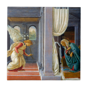 Carreau En Céramique Botticelli L'Annonciation