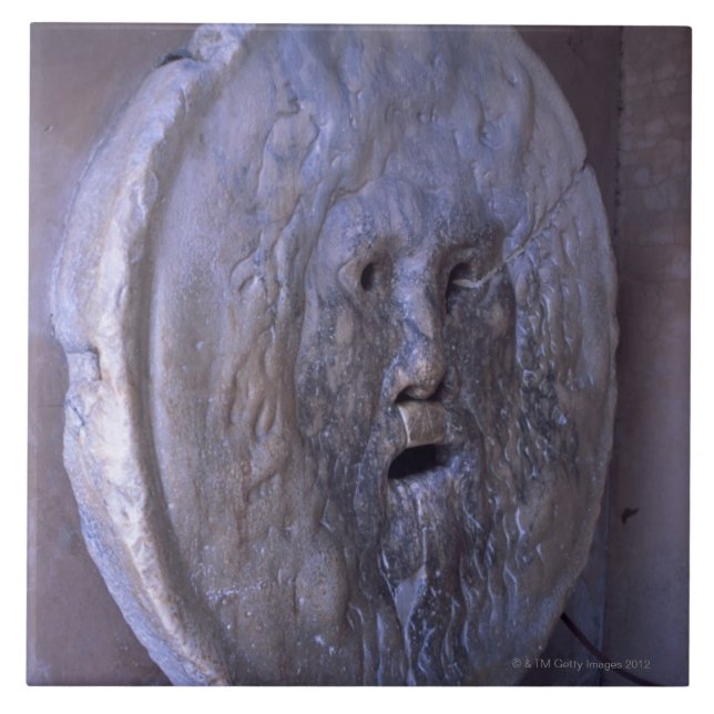 Carreau En Céramique Bouche de la vérité (Devant)