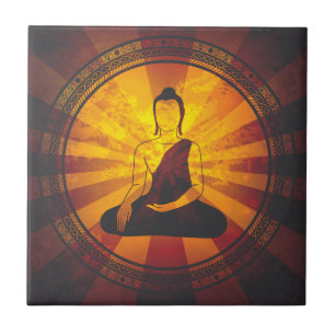 Carreau En Céramique Bouddha vintage