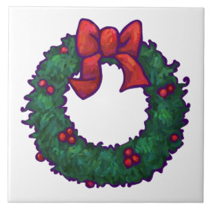 Carreau En Céramique Boughs de Holly