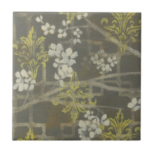 Carreau En Céramique Branche de fleurs à motifs I