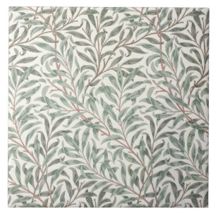 Carreau En Céramique Branche de saule, conception de papier peint, 1874