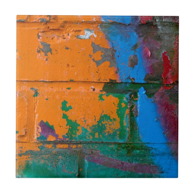 Carreau En Céramique Brique de graffiti (Devant)