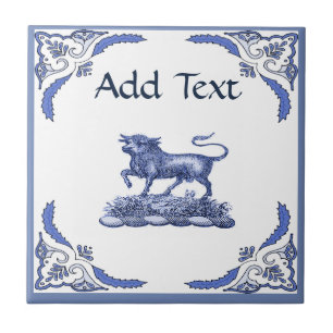 Carreau En Céramique Bull Tile, Dutch Look, Personnaliser