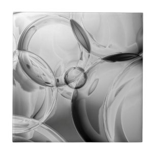 Carreau En Céramique Bulles noires