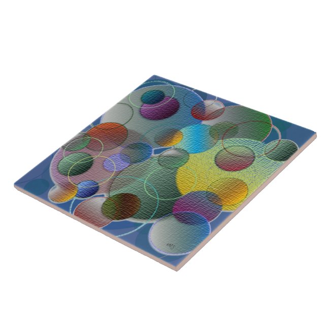 Carreau En Céramique Bulles texturées (Côté)