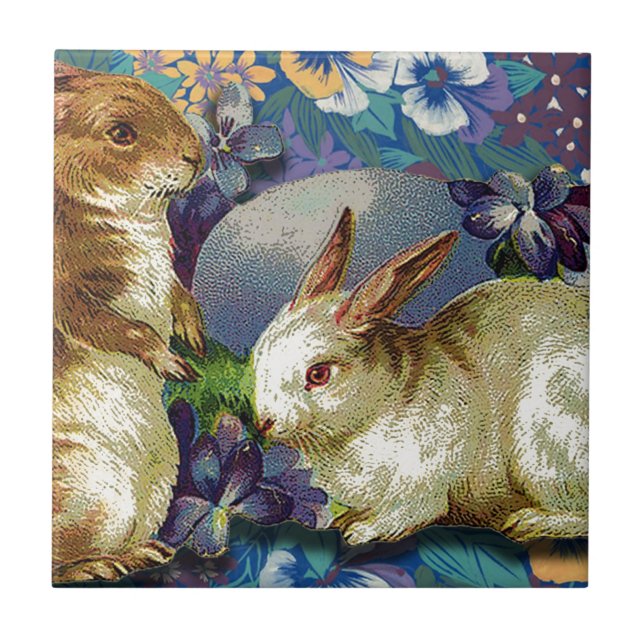 Carreau En Céramique BUNNIES DU PRINTEMPS.jpg (Devant)