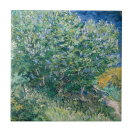 Carreau En Céramique Bush lilas (lilas) par Vincent van Gogh