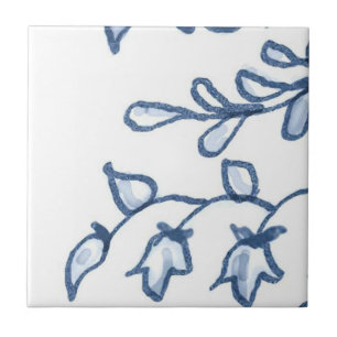 Carreau En Céramique C1 - Tuile murale de panier de Delft - C1