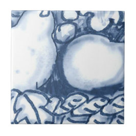 Carreau En Céramique C4 - Tuile murale de panier de Delft - C4