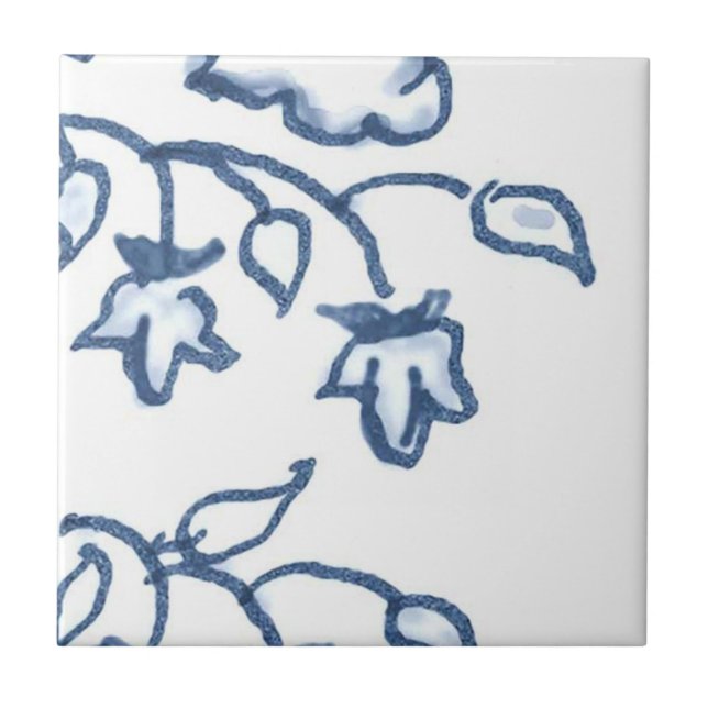 Carreau En Céramique C6 - Tuile murale de panier de Delft - C6 (Devant)