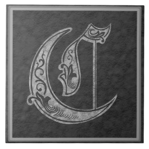 Carreau En Céramique C Monogramme "Pierre Royale Grise" Carrelage en cé