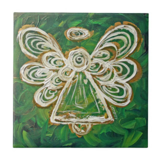 Carreau En Céramique Cadeau Carrelage Angel Vert