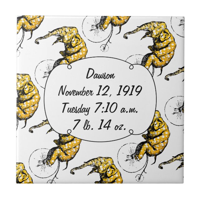 Carreau En Céramique Cadeaux Circus Elephant (Devant)