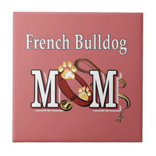 Carreau En Céramique Cadeaux de maman Bulldog français