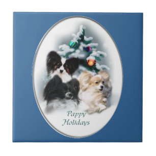 Carreau En Céramique Cadeaux de Noël Papillon