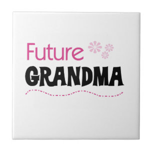 Carreau En Céramique Cadeaux futurs de grand-mère