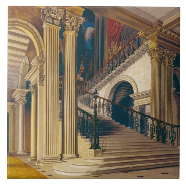 Carreau En Céramique Caisse d'escalier, Chambre de Buckingham, 'de (Devant)