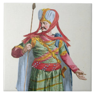 Carreau En Céramique Calamin-Han, empereur et Sovereign de l'Asie de 'R
