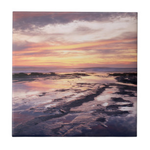 Carreau En Céramique Californie, San Diego, Sunset Cliffs, Sunset 1