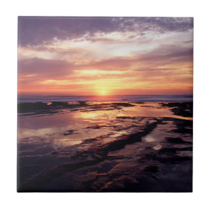 Carreau En Céramique Californie, San Diego, Sunset Cliffs, Sunset 3