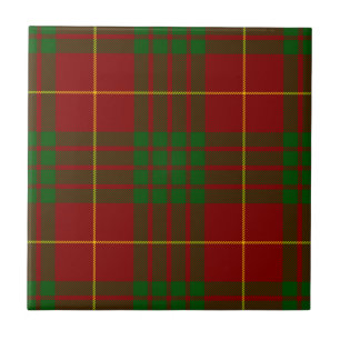 Carreau En Céramique Cameron tartan rouge vert plaid