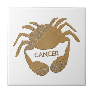 Carreau En Céramique Cancer Crabe Zodiaque