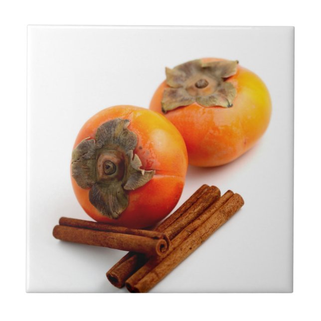 Carreau En Céramique Cannelle de kaki (Devant)