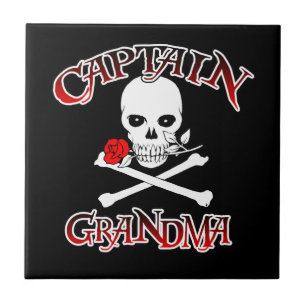 Carreau En Céramique Capitaine Grandma
