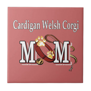Carreau En Céramique Cardigan Welsh Corgi Chien MOM