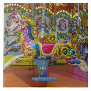 Carreau En Céramique Carousel Chevaux en céramique