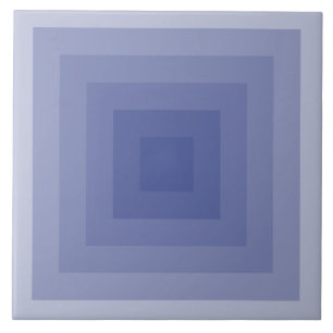 Carreau En Céramique Carré bleu violet géométrique