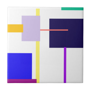 Carreau En Céramique Carré noir