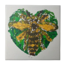Carreau de céramique d'abeille de Manchester