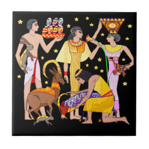 Carreau En Céramique Carreau de céramique de conception égyptienne