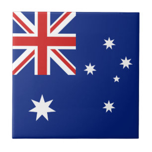 Carreau En Céramique Carreau de céramique de drapeau de l'Australie