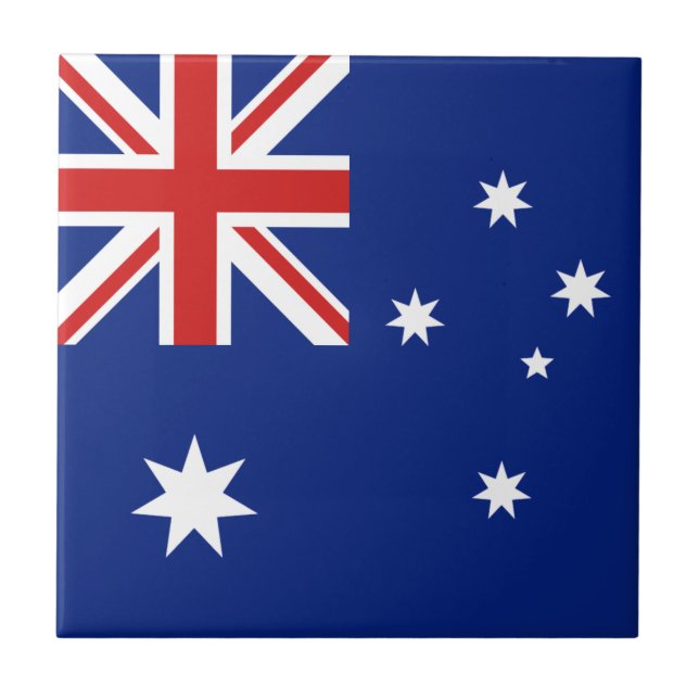 Carreau En Céramique Carreau de céramique de drapeau de l'Australie (Devant)