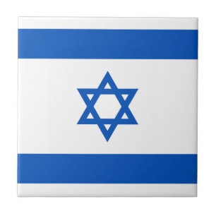 Carreau En Céramique Carreau de céramique de drapeau de l'Israël