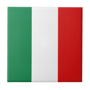 Carreau En Céramique Carreau de céramique de drapeau de l'Italie