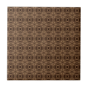 Carreau En Céramique Carreau de céramique de motif géométrique Brown